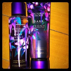 Victoria's Secret dark peony mist and lotion